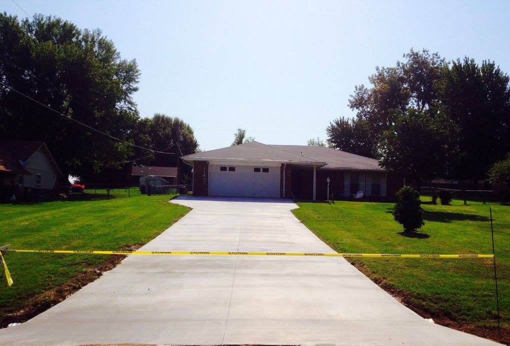 Tulsa concrete driveway replacement