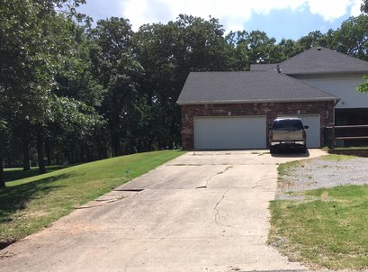 New concrete driveway Tulsa Oklahoma residential installation